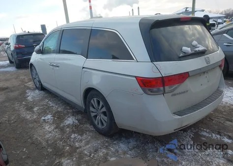 2014 Honda Odyssey Ex-L z USA, uszkodzony, nr VIN 5FNRL5H69EB022043
